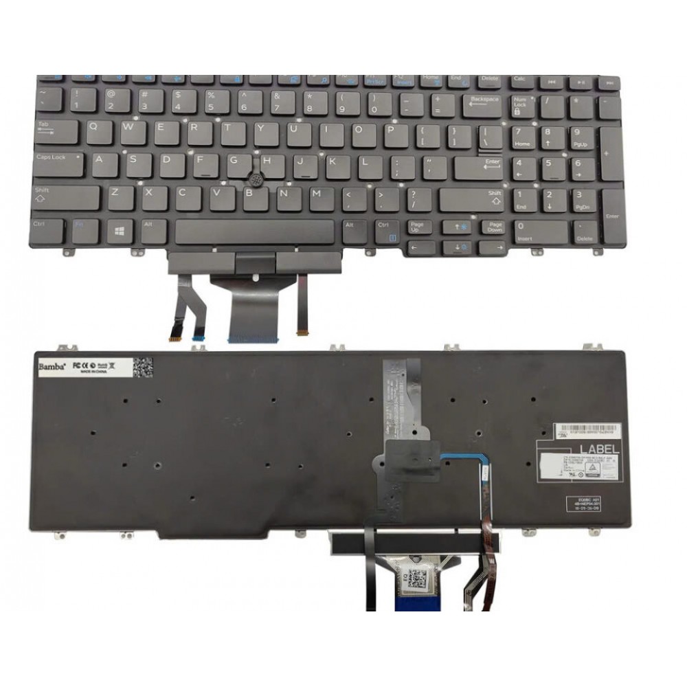 Bàn phím Tốt dùng cho Dell Precision 5540,7530,7540,7730,7740,P74F  (Có Đèn)